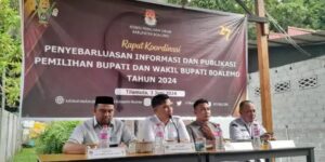 Penyebarluasan Informasi dan Publikasi di Pilkada Boalemo Nanti, Ketua KPU Gelar Rapat Koordinasi Bersama Media