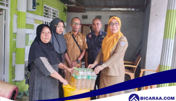 Hanya Bergantung Dari Penghasilan Sang Nenek, Kelurga Korban Bayi Hanyut di Buntulia Tengah Pohuwato Dapat Santunan