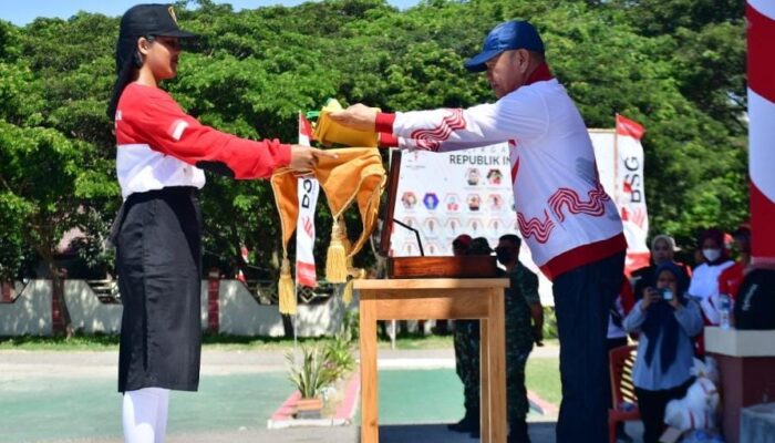 Jelang HUT RI, 30 Paskibraka Kabupaten Pohuwato Dikukuhkan 