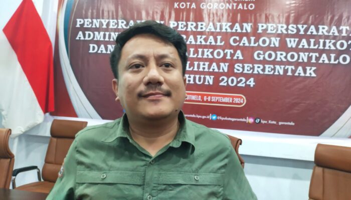 KPU Kota Gorontalo Terima Perbaikan Dokumen 4 Bapaslon Kepala Daerah