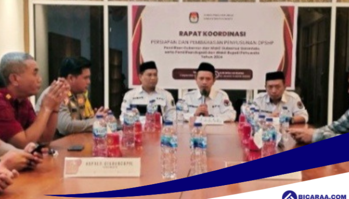 Gelar Rapat Penyusunan DPSHP, KPU Pohuwato Pastikan Pilkada Pohuwato Aman dan Terkendali