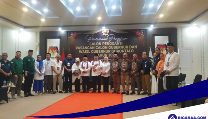 Toni Uloli dan Marten Taha Resmi Mendaftar di KPU untuk Pilgub Gorontalo 2024, Sejumlah Tokoh Politik Gorontalo Ikut Mendampingi