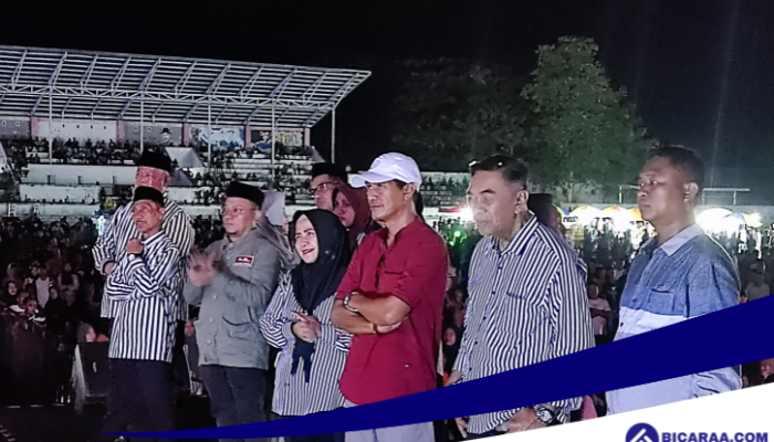 Ribuan Masyarakat Hadiri Gebyar Musik Bapaslon Nelson Pomalingo dan Wahyudin Lihawa di Boalemo