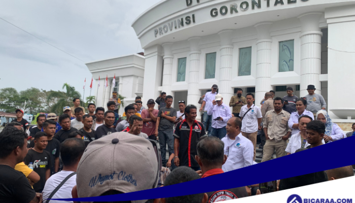 200 Sopir Tronton Demo di Gorontalo, Tuntut Penyelesaian Ratusan Kontainer Terbengkalai