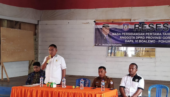 Hari Pertama Reses, Mikson Yapanto Terima Banyak Aspirasi, Komitmen Perjuangkan Sampai Tingkat Pusat