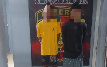 Tiga Pemuda Ditangkap Polres Gorontalo Kota Setelah Lakukan Penganiayaan Pakai Tombak dan Sajam