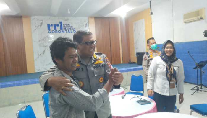 Karo Ops Polda Gorontalo Akhirnya Temui Jurnalis Ridha Yansa untuk Meminta Maaf