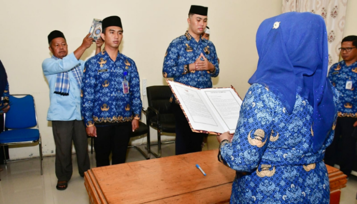 Wakil Bupati Pohuwato Pimpin Pengambilan Sumpah PNS Formasi STTD Kemenhub