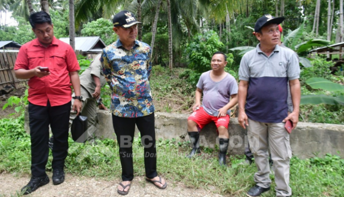 Bupati Saipul Mbuinga Tinjau Lokasi Banjir di Desa Londoun Pohuwato