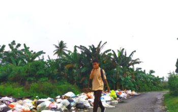 Sampah Menumpuk Di Jalan Sawit Warga Keluhkan Bau Tak Sedap