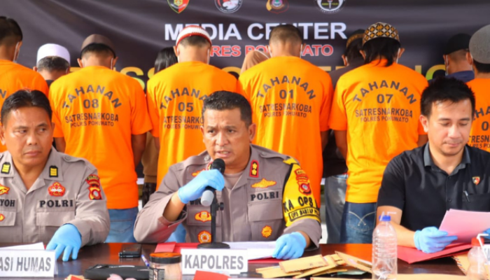 12 Tersangka Narkoba Dibekuk, Kapolres Pohuwato Ungkap Jaringan Pengedar