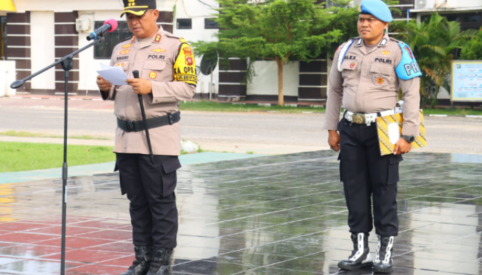 Kapolres Pohuwato Pimpin Peringati Hari Kesadaran Nasional, Perkuat Kedisiplinan Personel