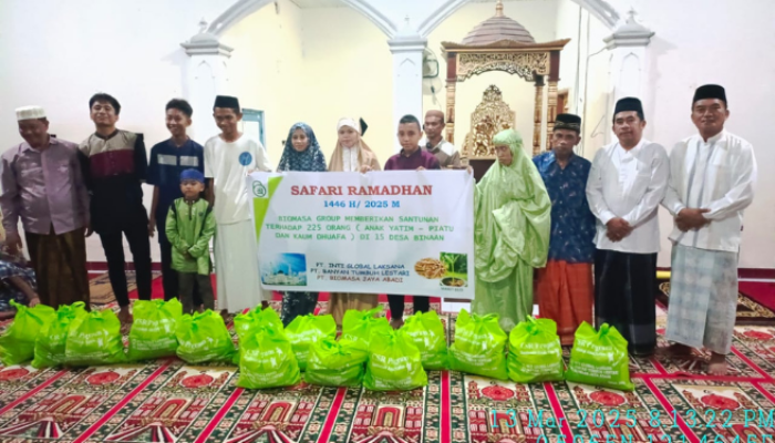 BJA Group Gelar Safari Ramadhan, Berikan Santunan ke Ratusan Anak Yatim di Pohuwato