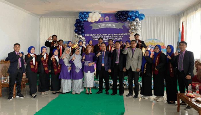 Fakultas Ilmu Komputer UNIPO Gelar Yudisium, 37 Mahasiswa Resmi Dinyatakan Lulus