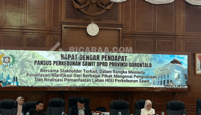 Pansus Deprov Temukan Dugaan Pelanggaran UU Perkebunan Sawit di Gorontalo