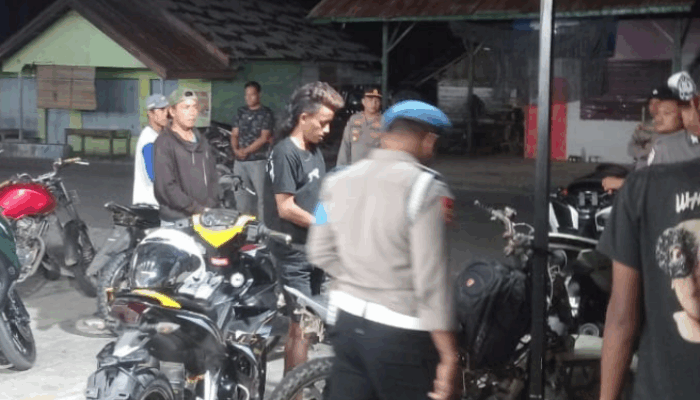 Resahkan Warga, Polsek Wonosari Boalemo Sita 24 Kendaraan Knalpot Brong