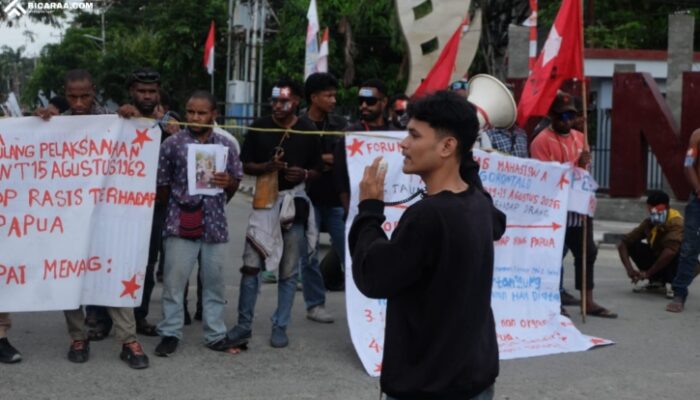 Mahasiswa Papua di Gorontalo Gelar Aksi Damai Tolak Rasisme