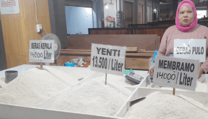 Harga Beras Meroket di Pasar Sentral Gorontalo, Pedagang dan Warga Resah