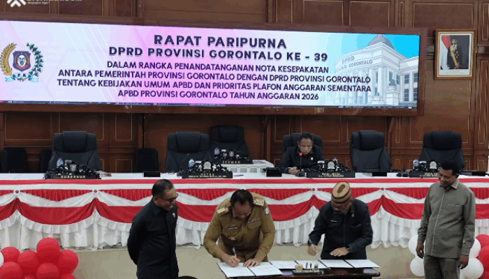 APBD 2026 Disepakati, Gorontalo Targetkan Pendapatan Daerah Capai Rp1,5 Triliun