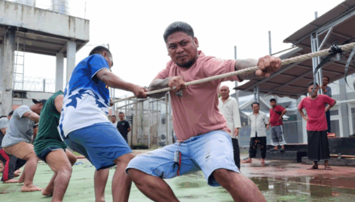 HUT RI di Balik Jeruji: Saat Tawa dan Harapan Menyatu di Lapas Pohuwato