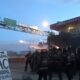 Demonstrasi di Simpang Lima Gorontalo Chaos, Polisi Lepaskan Gas Air Mata