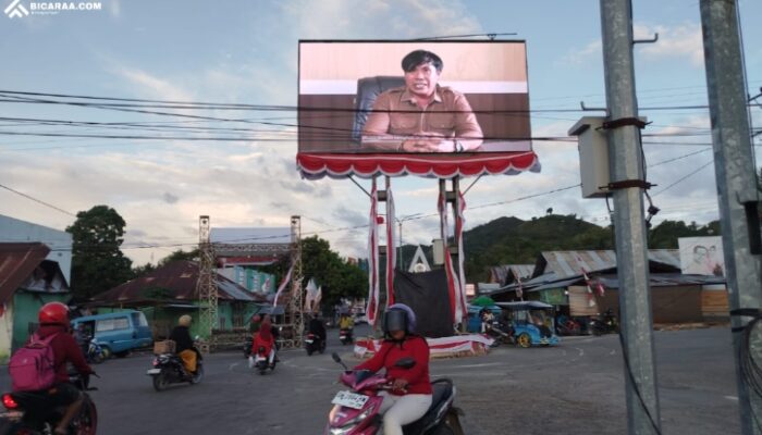 Singgah Sejenak, Pengendara Boalemo Dapat Informasi dari Video Tron