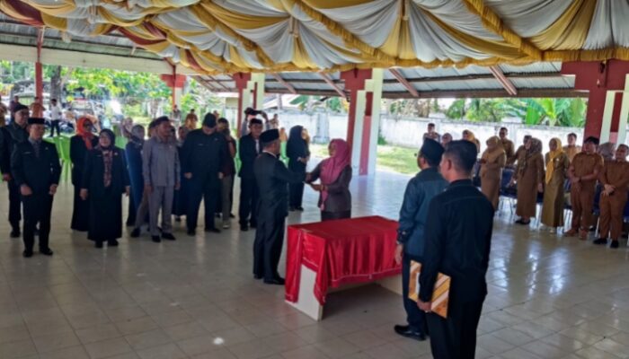 Bupati Rum Pagau Resmi Lantik Pejabat Tinggi Pratama Kabupaten Boalemo
