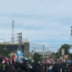 Ratusan Mahasiswa Duduki Simpang Lima Gorontalo, Akses Jalan Lumpuh