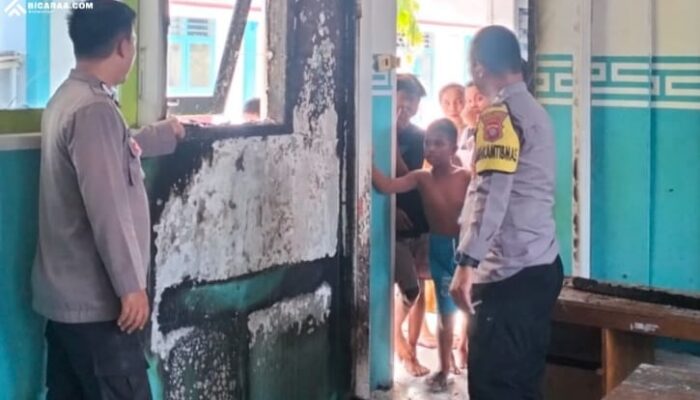 Ruang Kelas SDN 06 Paguat Pohuwato Hangus Terbakar