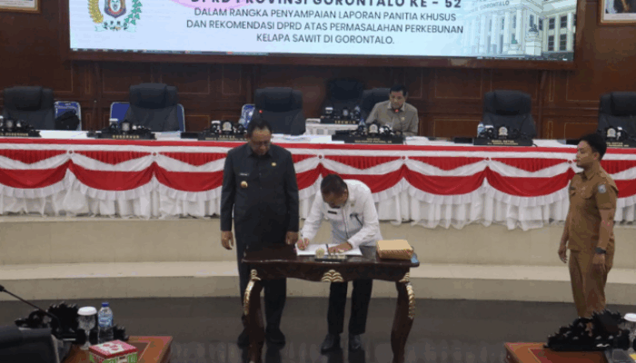 DPRD Gorontalo Desak Pemerintah Sita 21 Ribu Hektare Lahan Sawit