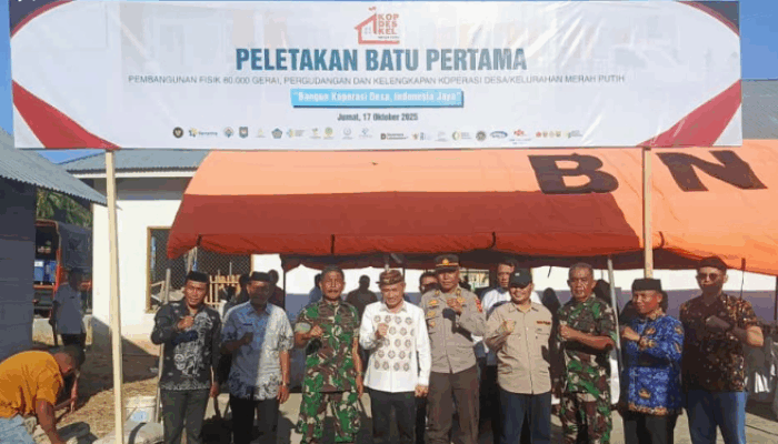 Koperasi Desa Merah Putih Bangun Gerai Baru di Randangan Pohuwato