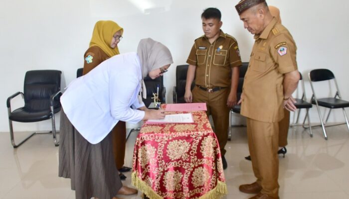 Bupati Saipul Lantik dr. Dian Tambunan sebagai Plt Direktur RSUD Bumi Panua