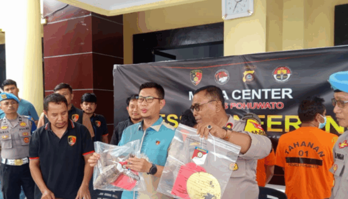 Polres Pohuwato Ungkap Aksi PETI Hutino dan Amankan Satu Ekskavator