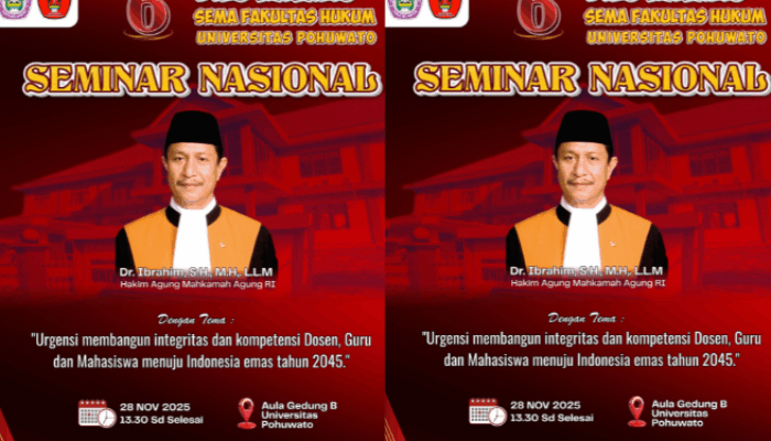 Dies Natalis FH UNIPO Hadirkan Hakim Agung Bahas Integritas Hukum