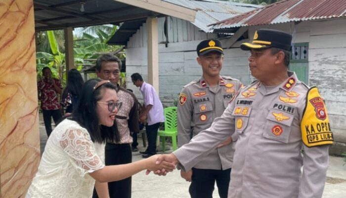 Menyusuri Jalan Natal, Kapolres Pohuwato Laksanakan Patroli Bermotor