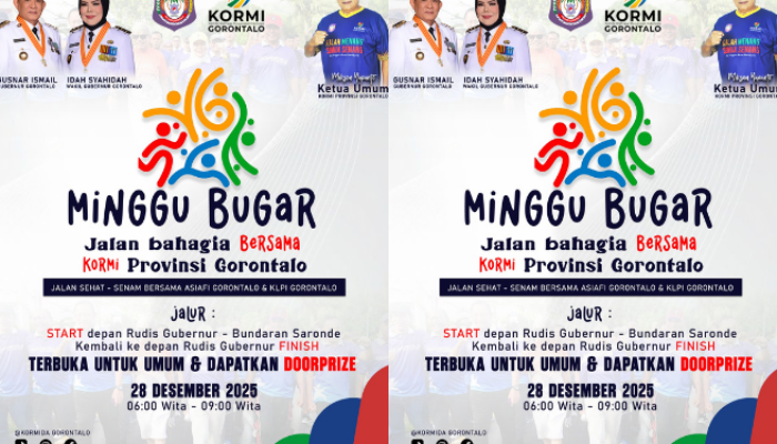KORMI Gorontalo Gelar Minggu Bugar, Ajak Warga Hidup Sehat Bersama