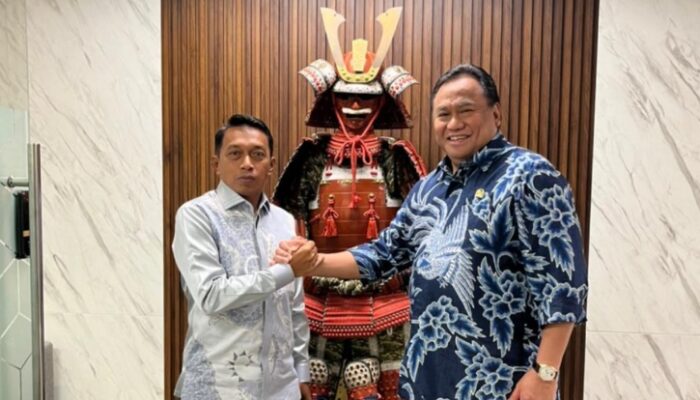 Gobel dan Syahar Bahas Kerja Sama Pertanian Gorontalo–Sidrap