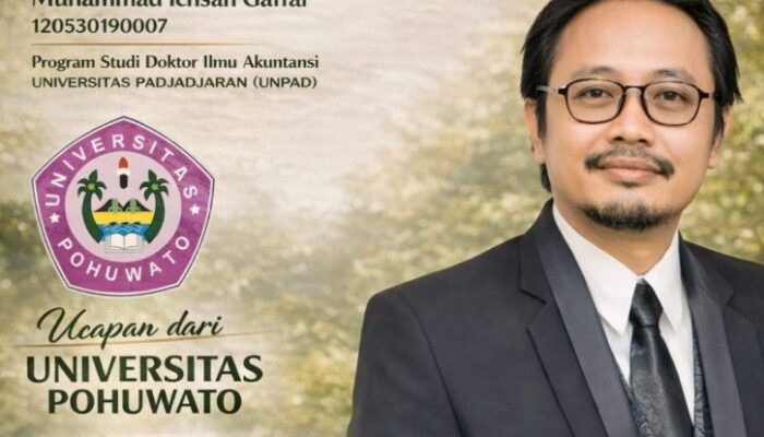 Universitas Pohuwato Apresiasi Raihan Doktor Dr. Muh Ichsan Gaffar