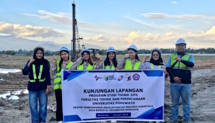 Mahasiswa Teknik Sipil UNIPO Belajar Langsung di Proyek Sekolah Rakyat