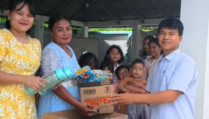 Seratus Bingkisan Paskah Dibagikan, Wujud Kepedulian Tambang Emas Pani