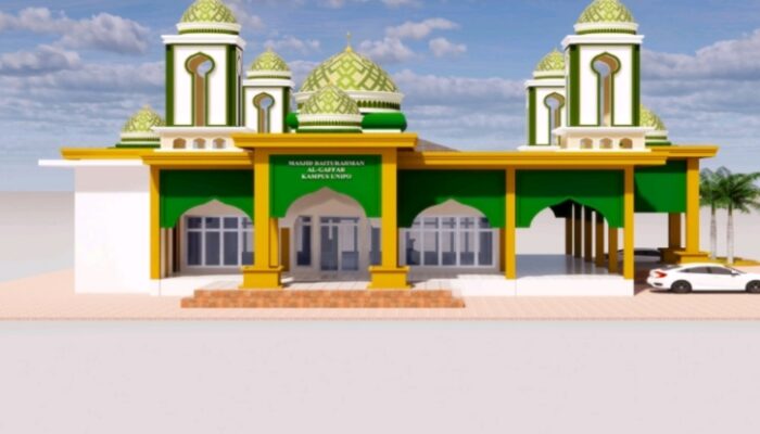 Tahun Ini Universitas Pohuwato Mulai Bangun Masjid Al-Gaffar
