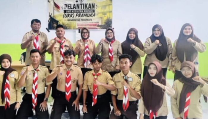 Universitas Pohuwato Lantik Pengurus UKK Pramuka Periode 2026