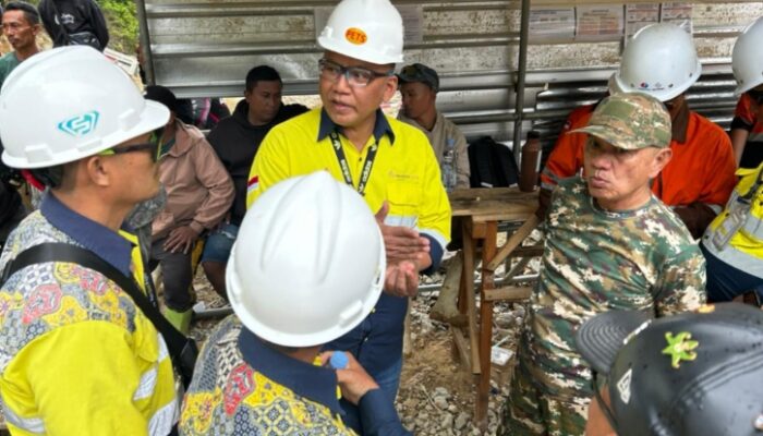 Bupati Pohuwato Tinjau Pembangunan Bendungan di Area TSF Pani Gold Mine