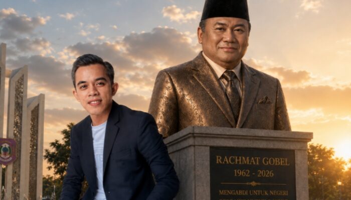 Papip Celebes Gagas Patung Penghormatan Untuk Rachmat Gobel di Gorontalo