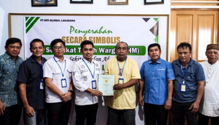 BJA Group Buktikan Komitmen, Sertifikat Tanah Warga Terdampak Mulai Diserahkan