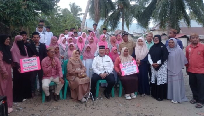 Pokir Sun Biki Bantu Pembangunan TPQ Syifaul Qolby