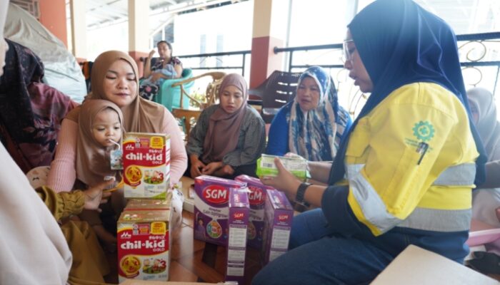 Pani Gold Mine Salurkan Bantuan Gizi untuk Ibu Hamil dan Anak di Hulawa